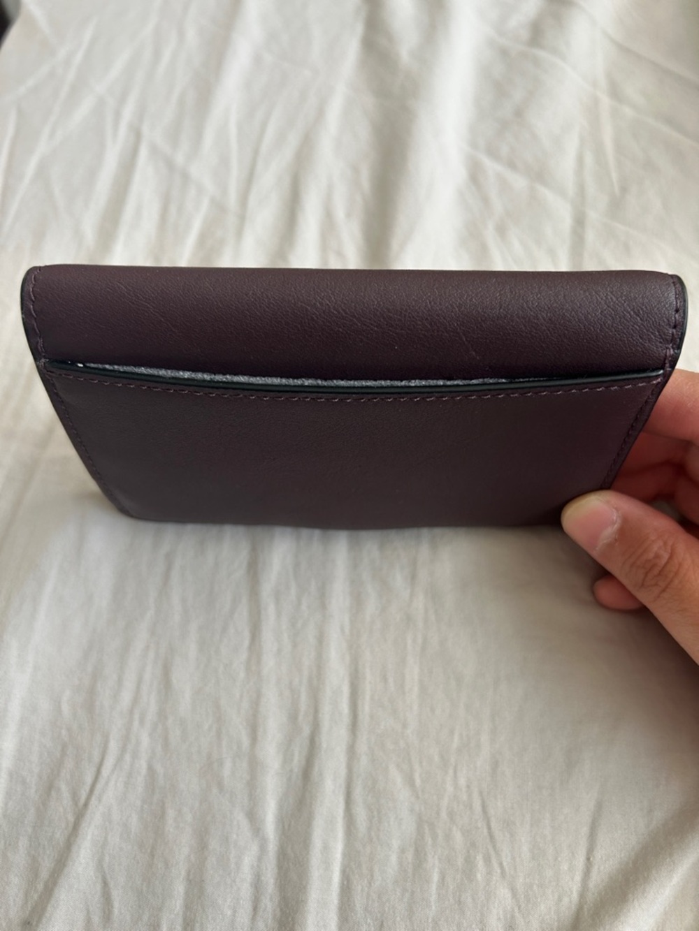 Coach Dreamer card case in Oxblood - Picture 5 of 9